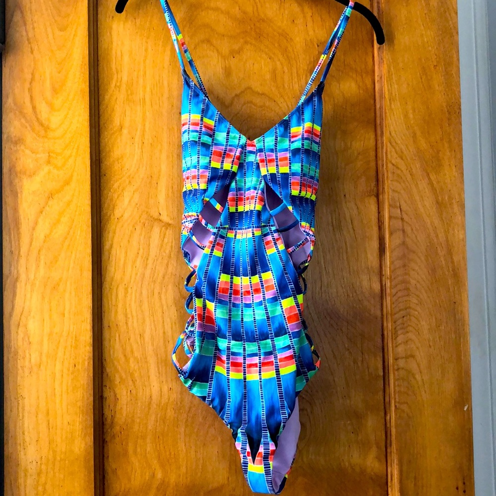 NWOT classic Mara Hoffman cutout one piece, L